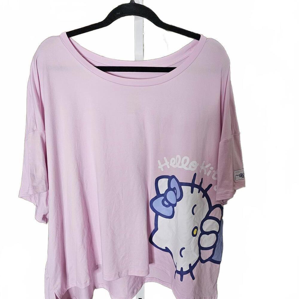 Hello Kitty Pink Oversized T-Shirt 3X - Picture 1 of 4